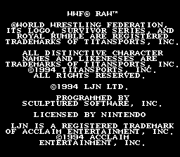 WWF Raw (USA) demo