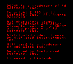 Doom (USA) demo