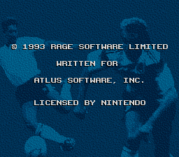World Soccer 94 - Road to Glory (USA) demo