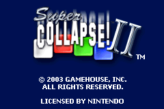 Super Collapse! II (USA) demo