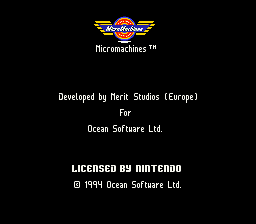 Micro Machines (USA) demo
