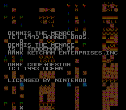 Dennis the Menace (USA) demo