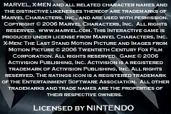 X-Men - The Official Game (USA) demo