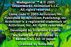 Madagascar (Japan) demo