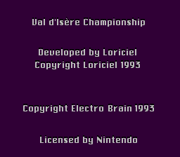 Val d'Isere Championship (Europe) (Beta) (1993-10-27) demo