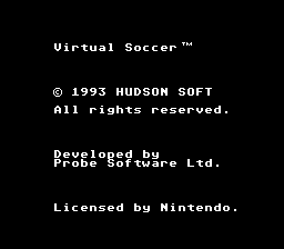 Virtual Soccer (Europe) demo