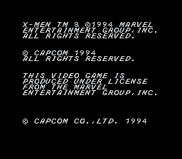 X-Men - Mutant Apocalypse (Japan) demo