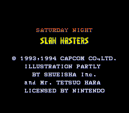 Saturday Night Slam Masters (Europe) demo