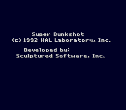 Super Dunk Shot (Japan) (En) demo