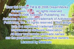 Over the Hedge (USA) demo
