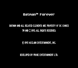 Batman Forever (Japan) (En) demo