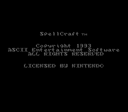 SpellCraft - Aspects of Valor (USA) (Proto) demo