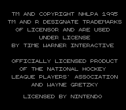 Wayne Gretzky and the NHLPA All-Stars (USA) (Beta) demo