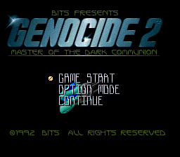 Genocide 2 (Japan) (Beta) demo