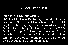 Premier Manager 2005-2006 (Europe) (En,Fr,De,It) demo