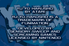 Yu Yu Hakusho - Ghostfiles - Spirit Detective (USA) demo