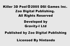 Killer 3D Pool (Europe) (En,Fr,De,Es,It) demo