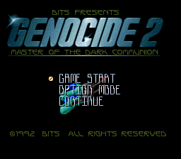 Genocide 2 (Japan) (Beta) demo