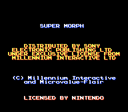 Super Morph (Europe) demo