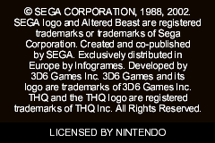 Altered Beast - Guardian of the Realms (Europe) (En,Fr,De,Es,It) demo