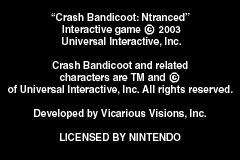 Crash Bandicoot 2 - N-Tranced (Europe) (En,Fr,De,Es,It,Nl) demo