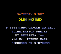 Saturday Night Slam Masters (Europe) demo