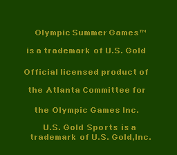 Olympic Summer Games (USA) demo