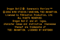 Dragon Ball Z - Supersonic Warriors (USA) demo