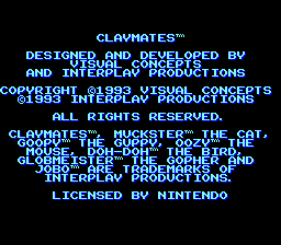 Claymates (Europe) demo