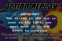 Action Replay GBX (Europe) (Unl) demo