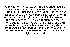 Fear Factor Unleashed (USA) demo