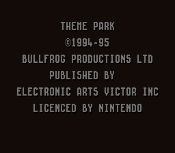 Theme Park (Japan) demo