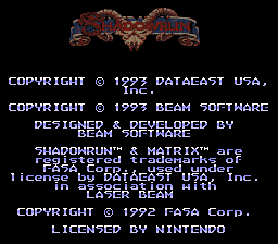 Shadowrun (Germany) demo