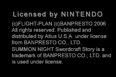 Summon Night - Swordcraft Story (USA) demo