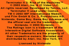 Terminator 3 - Rise of the Machines (Europe) (En,Fr,De,Es,It) demo