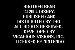 Brother Bear (Europe) (Fr,De,Es,It,Nl,Sv,Da) demo