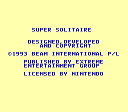 Super Solitaire (USA) (En,Fr,De,Es,It) demo