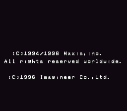 SimCity Jr. (Japan) demo