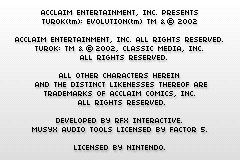 Turok - Evolution (USA) demo