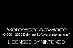 Motoracer Advance (Europe) (En,Fr,De,Es,It) demo