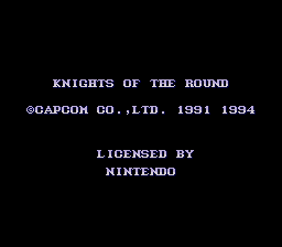 Knights of the Round (Europe) demo
