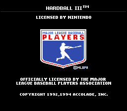 HardBall III (USA) demo
