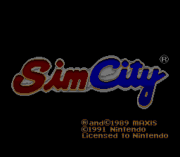 SimCity (USA) demo