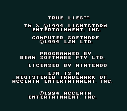 True Lies (USA) demo