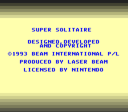 Super Solitaire (Europe) (En,Fr,De,Es,It) (Proto) demo