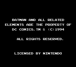 Adventures of Batman & Robin, The (USA) demo