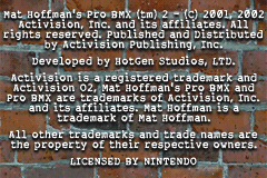 Mat Hoffman's Pro BMX 2 (USA, Europe) demo