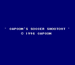 Capcom's Soccer Shootout (USA) (Beta) demo