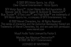 Monster Jam - Maximum Destruction (Europe) demo