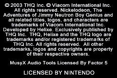 Adventures of Jimmy Neutron Boy Genius, The - Jet Fusion (USA, Europe) demo
